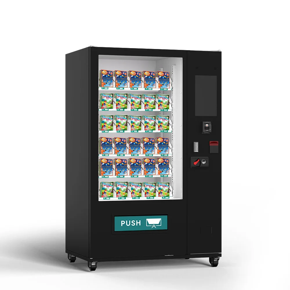 24-Hour School Library Touch Screen Book Vending Machine Metal Scholastic Notebook Machine Coin QR Code Token Payment Systems