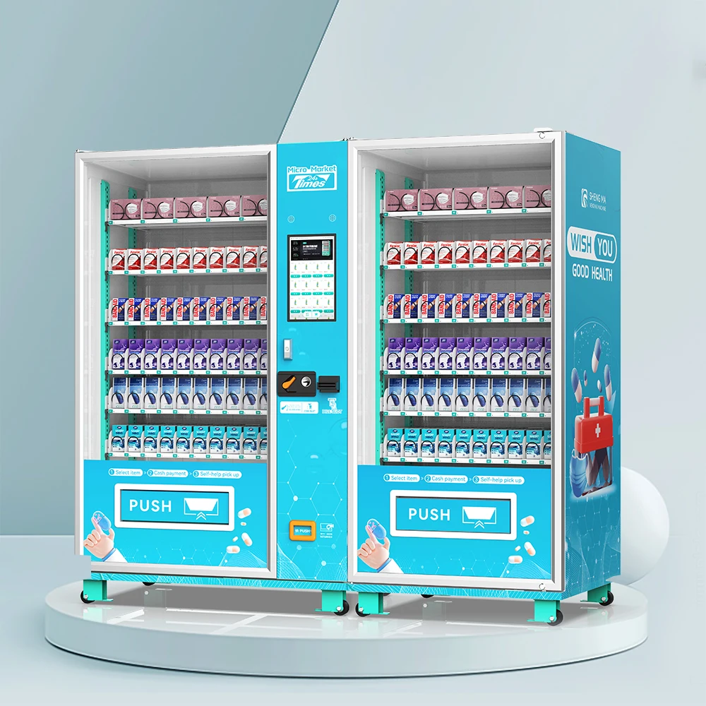 24 Hours Telepharmacy Medicine Vending Machine for Sale Smart Pharmacy Vending Machine in the Residential Building