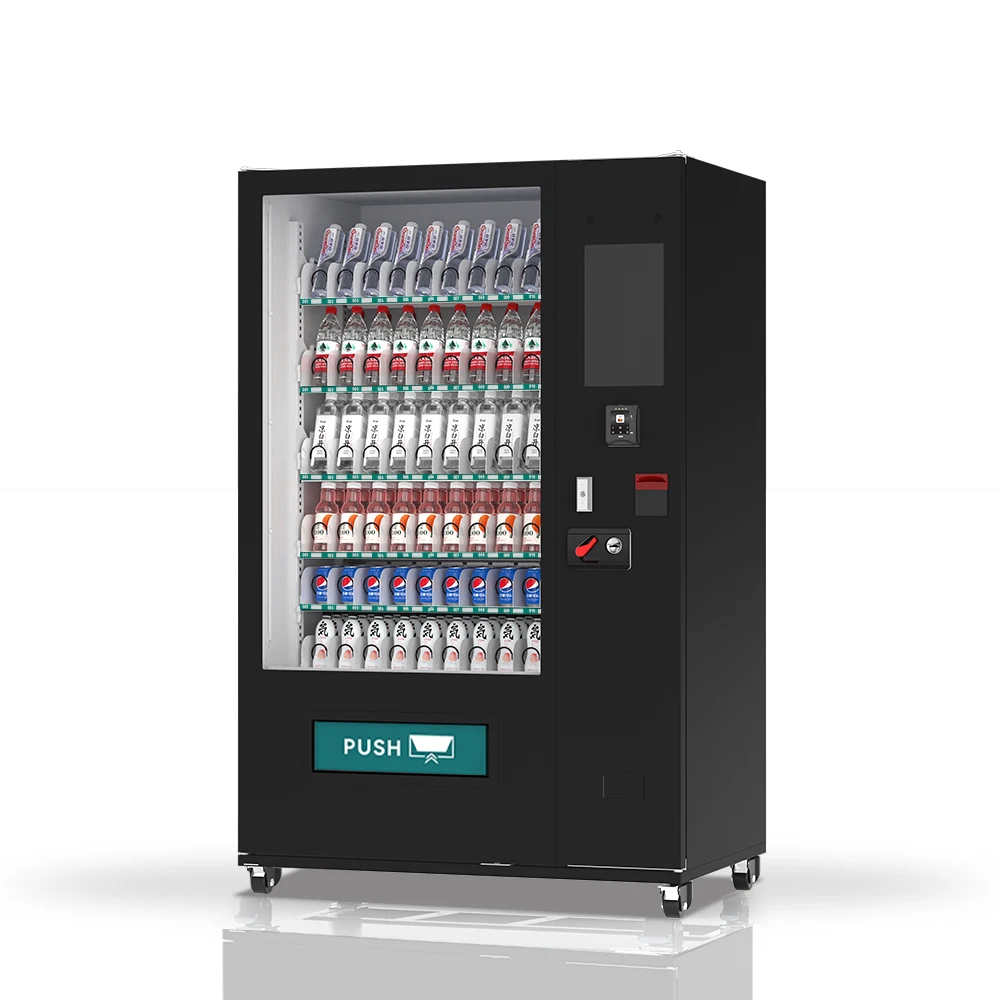 Costa Rica Self-Service Vending Machine Digital Touch Screen Display Smart Vending Machine for Cold Drinks with Coin Payment