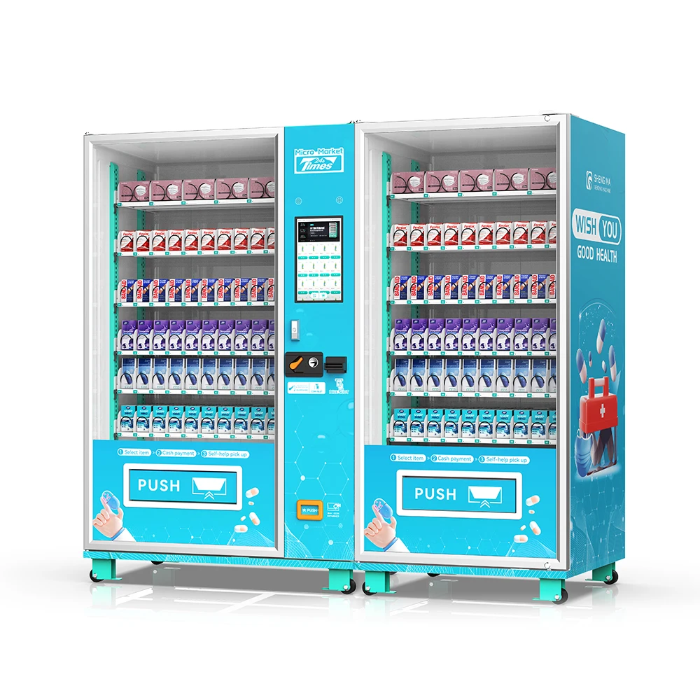 Automate Touchscreen Custom Design Outdoor Business Self Service Intelligent Pharmacy Vending Machine Medicine