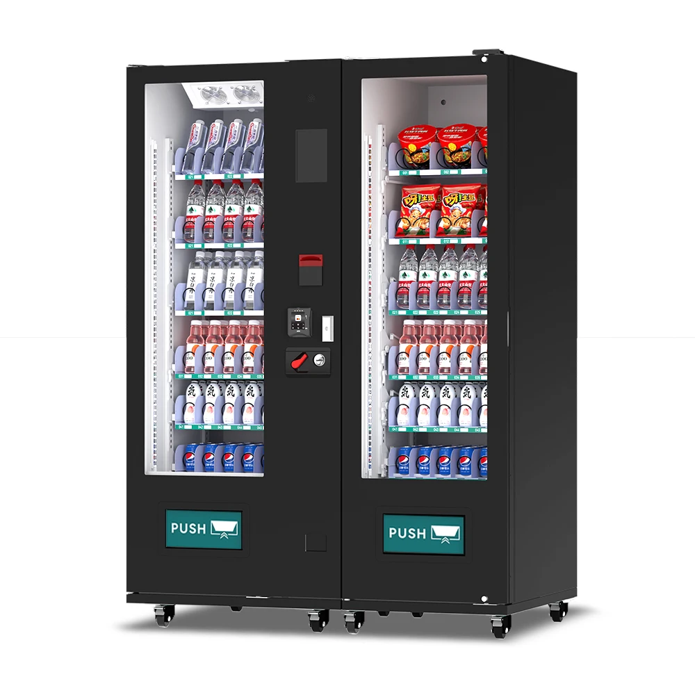 New Design Custom Built Vending Machine Factory Vendor Machine Snack and Beverage Automatic Combination Vending Machines