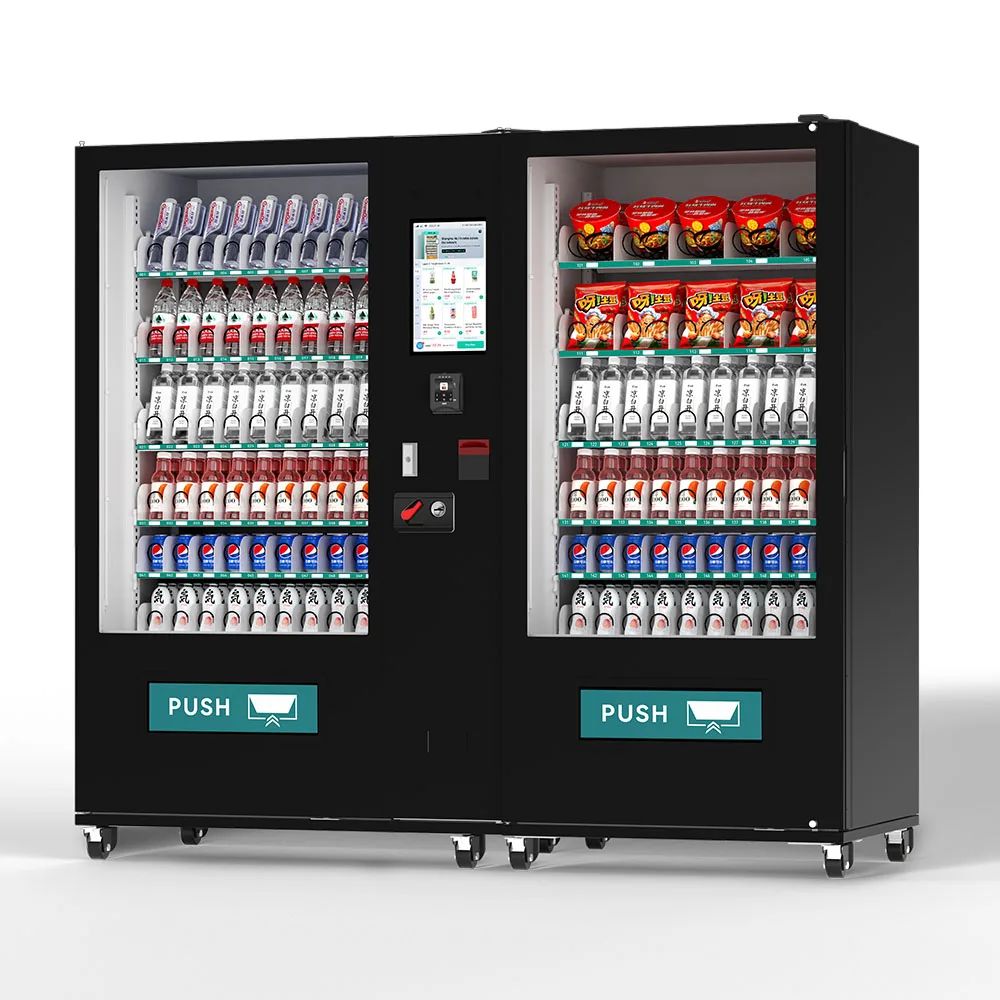 24 Hours Online Smart Vending Machines for Sale Snack Vending Locker Machine Fully Automatic Two Sides Vending Machine