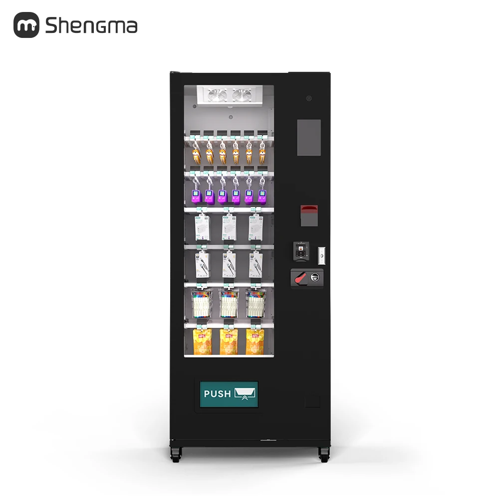Hook-type 36 Slots Vending Machine Hanging Phone Case Key Chain Vending Machine Hotspot WiFi Vending Machine Card Payment
