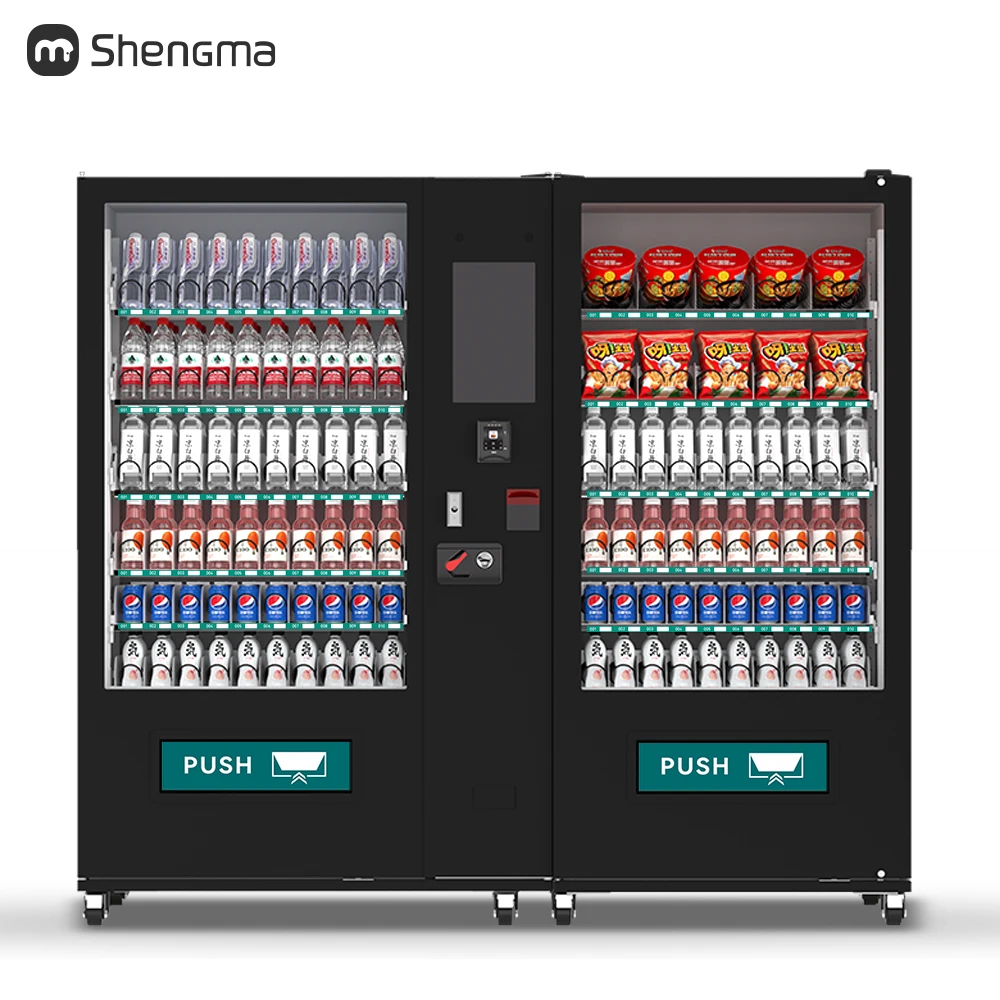 24 Hours Self-service Combo LED Light Vending Machine for Shopping Mall High End Large Items Vending Machine