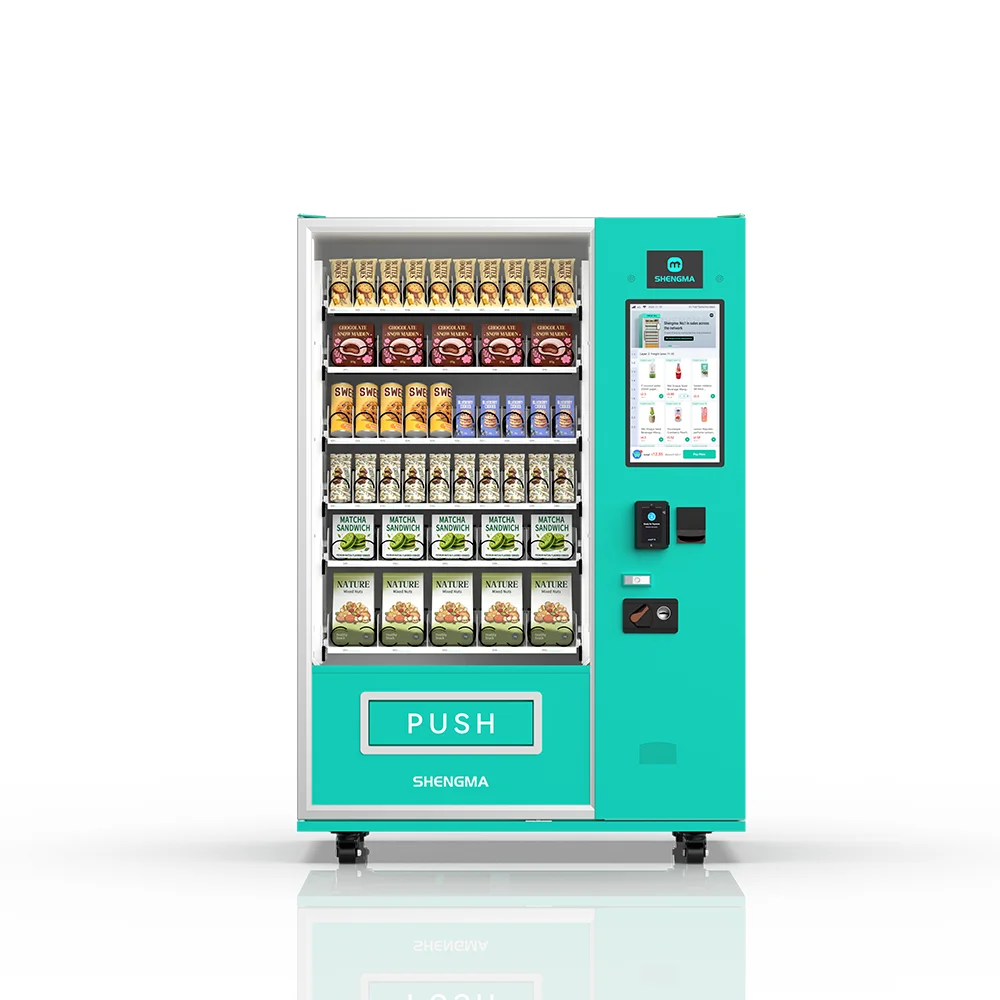 Commercial Combo Vending Equipment with 21.5 Inch Touch Screen for Small Business