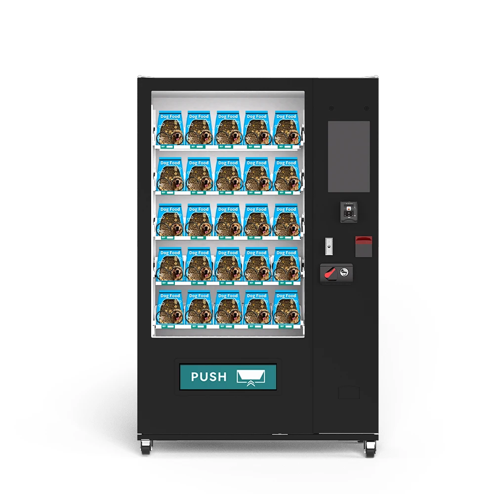 New Arrival Animal Food Smart Vending Machine USA Europe Canada Pet Cat Treats Coin Credit Card Payment System SDK Function