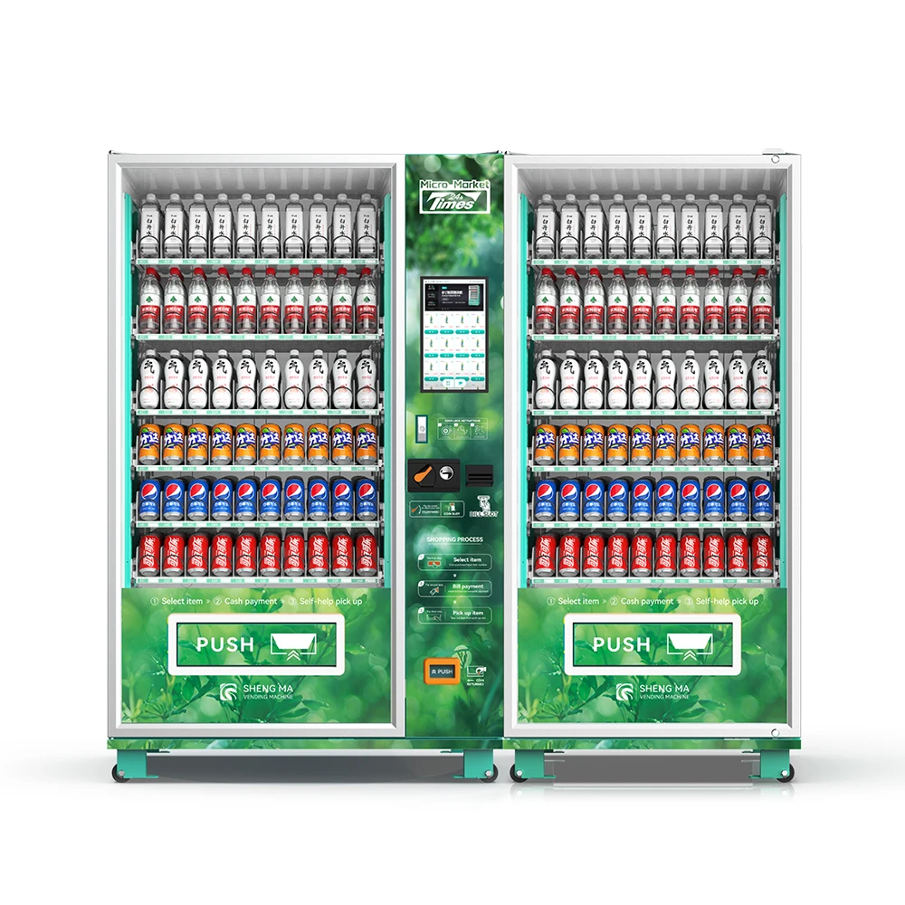 Customizable Capacity Food Vending Machine New Trending Snack and Drinks Vending Machine for Market